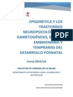 Epigenetica y los trastornos neuropsicologicos gametogenesis, estapas embrionarias y tempranas del desarrollo posnatal..pdf