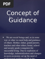 Concept of Guidance