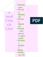 Prop S and Che CK List