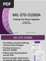 Presentation - MIL-STD-31000 - A - Overview - Roy Whittenburg