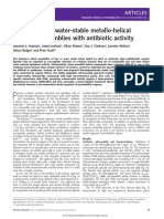 Optically Pure, Water-stable Metallo-helical Flexicate Assemblies With Antibiotic Activity