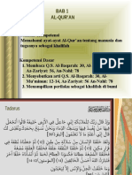 BAB 1 Al Qur'an 1 (Semester 1)
