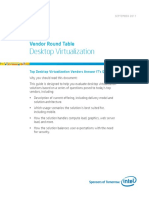 Virtualization Vendor Round Table Guide
