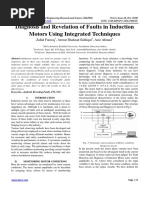 Diagnosis and Revelation of Faults in Induction Motors Using Integrated Techniques