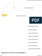 » Managing the Hosts File in Windows 10