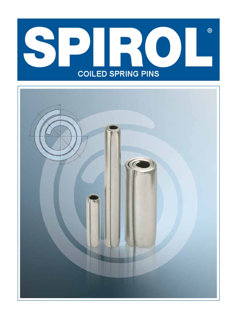 Spring Dowel Spiral Stainless Steel Steel