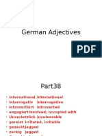 German Adjectives38