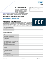 Standard Application Form March 2014