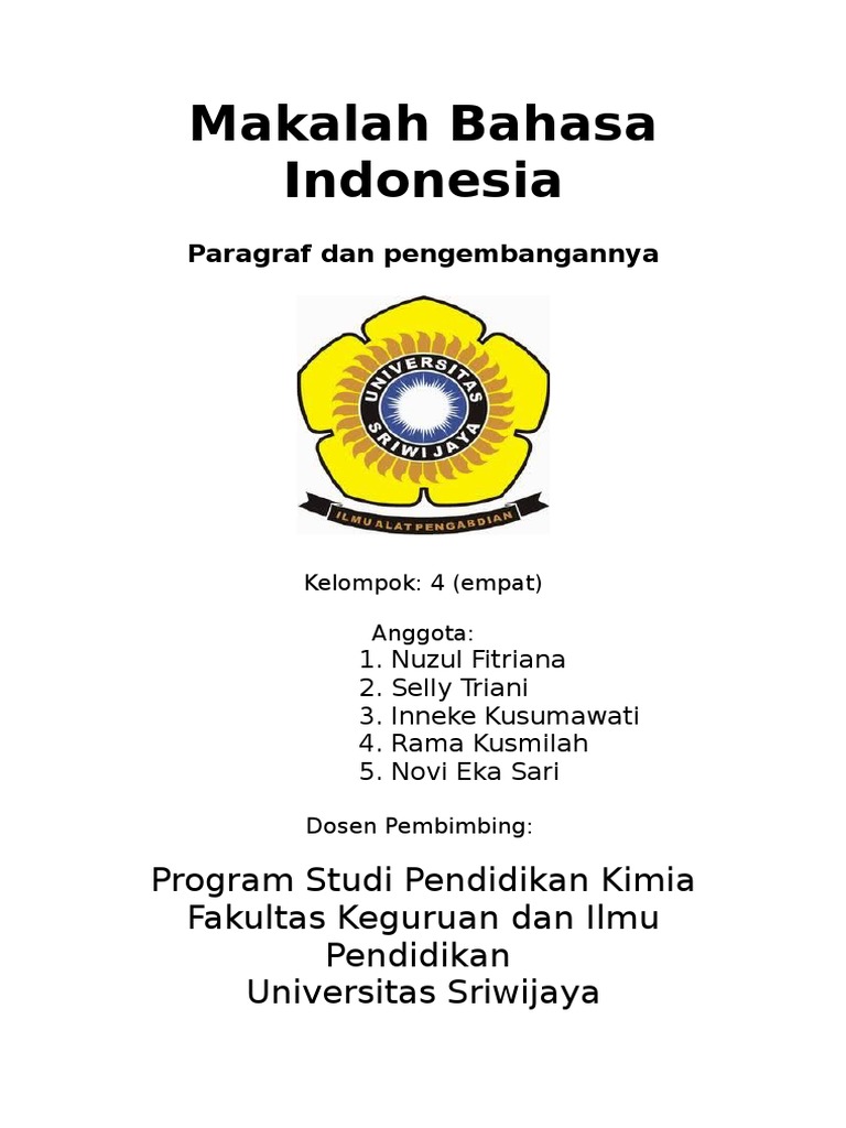 Paragraf Dan Pengembangannya