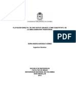 Flotacion Directa de Oro Nativo Grueso PDF