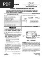 Proselect PSTS11P52 and PSTS21P52 | Thermostat