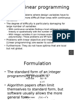 Integer Linear Programming