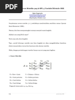 6 Langkah Invers Matriks 3x3 Dan SPL 3 Variabel Metode Obe