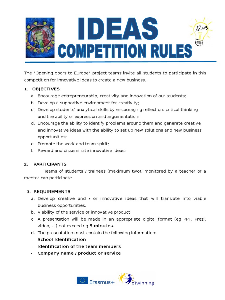 essay competition guidelines