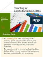 Accounting For Merchandising Businesses