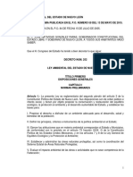 Ley Ambiental Del Estado de Nuevo Leon