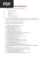 100 Excel Tips & Resources