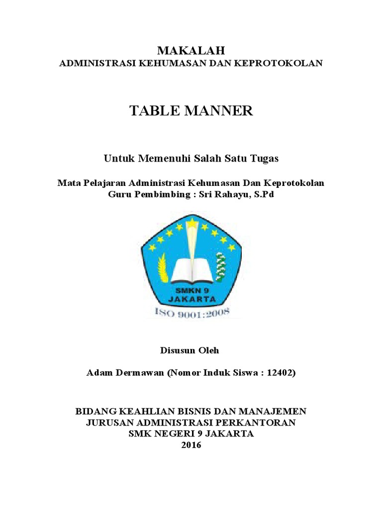 Table Manner