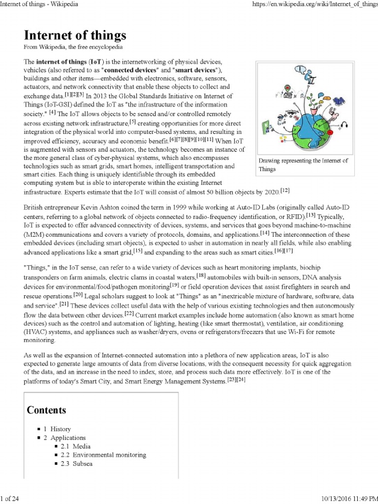 Wiki - IOT PDF | PDF