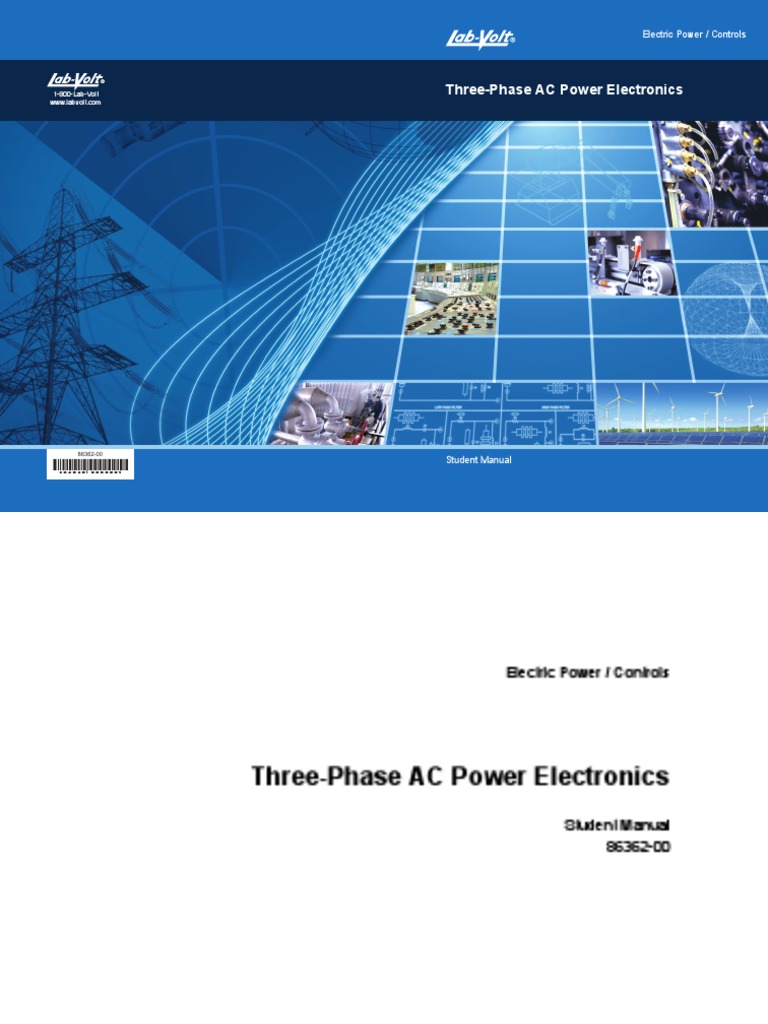 Three-Phase AC Power Electronics Student Manual | PDF | Rectifier ...