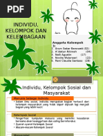 Download individu kelompok dan kelembagaan by Arum Sekar SN327467773 doc pdf
