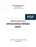 Sistema de Desarrollo Profesional Docente (Ley Nº20903)