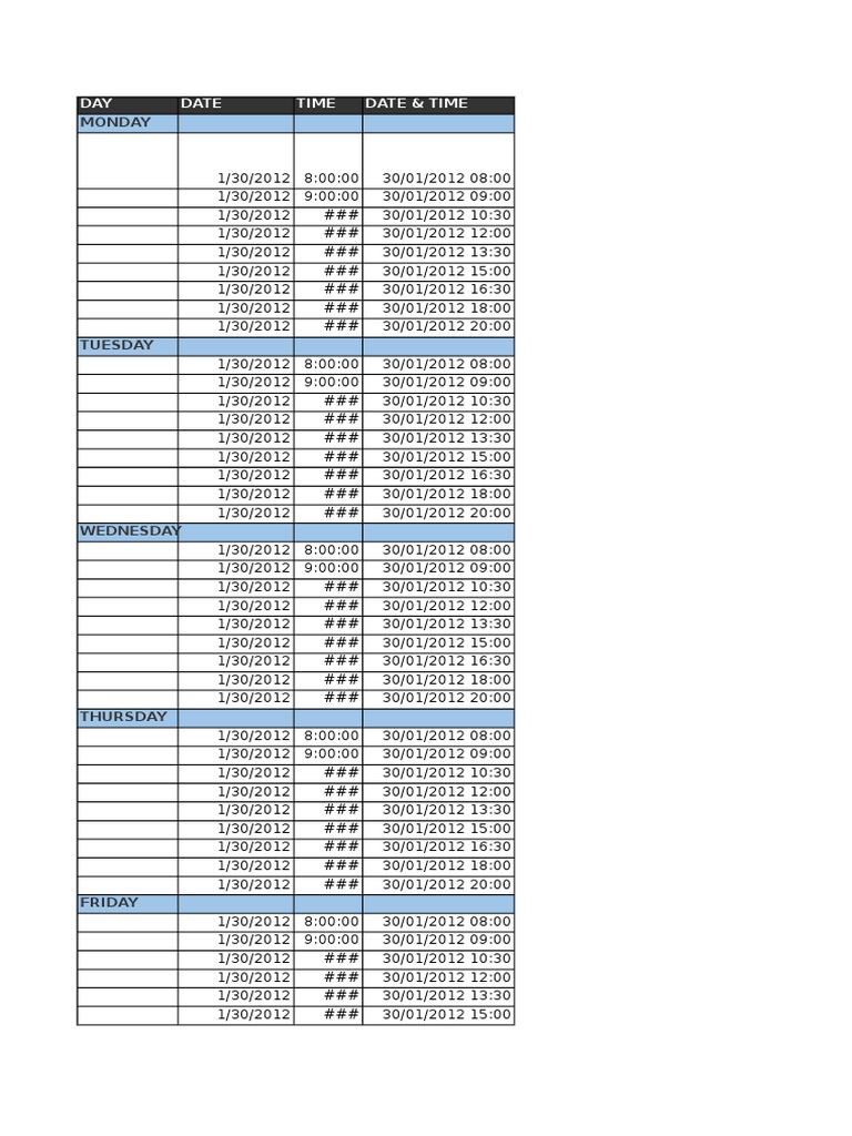 Weekly Schedule and Software Solutions | PDF | Computing | Business