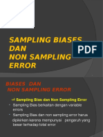 Biases Dan Non Sampling Error