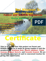 SST PPT Forest and Wildlife Resources