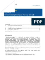 Fact Sheet Commercialising IP Spin Offs