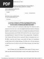 10-06-16 Hogan Motion To Stop Daulerio From Leaking Sex Tape With Exhibits OCR