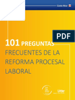 Costa Rica: 101 preguntas frecuentes sobre reforma procesal laboral