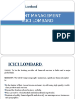 TALENT MANAGEMENT AT ICICI LOMBARD