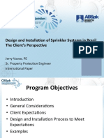 Design and Installation of Sprinkler Systems in Brazil