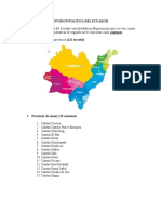 Division Politica Del Ecuador