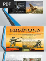 La Logística en El Conflicto Del Alto CENEPA