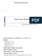 2. Tata Cara Penulisan KTI