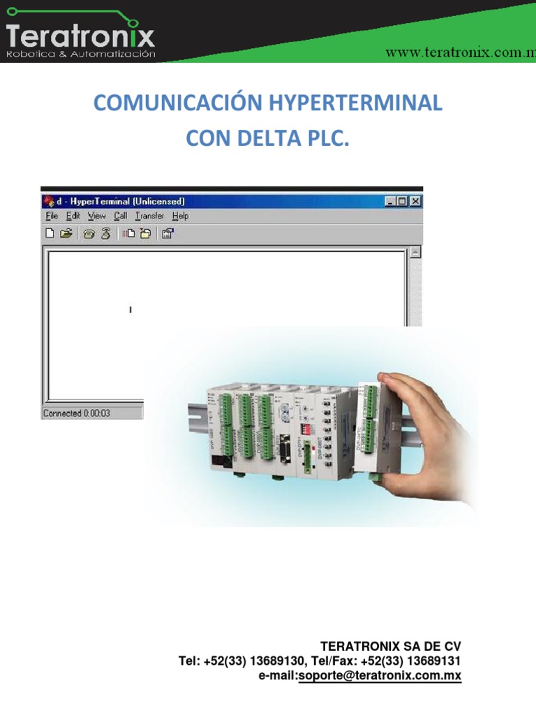 Hyperterminal PLC | Bit | Correo electrónico