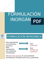 Formulación Inorgánica