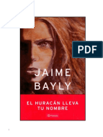 Jaime Bayly - El Huracan Lleva Tu Nombre