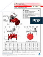 Electro-Pneumatically Controlled, On-Off Deluge Valve GA Drawing