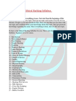 Hacking Syllabus PDF