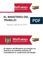 El Ministerio Trabajo