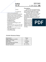 Cyrustek ES51960 IC (From A Multimeter) - Datasheet