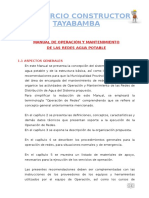 Manual de Operacion y Mantenimiento de Sistemas de Agua Potable