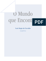 O Mundo que Encontrei (Luiz Sérgio) - PDF.pdf