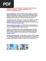 Download Biometrics Fingerprints Biometrics Fingerprints India by Biometric Scanner SN32751682 doc pdf