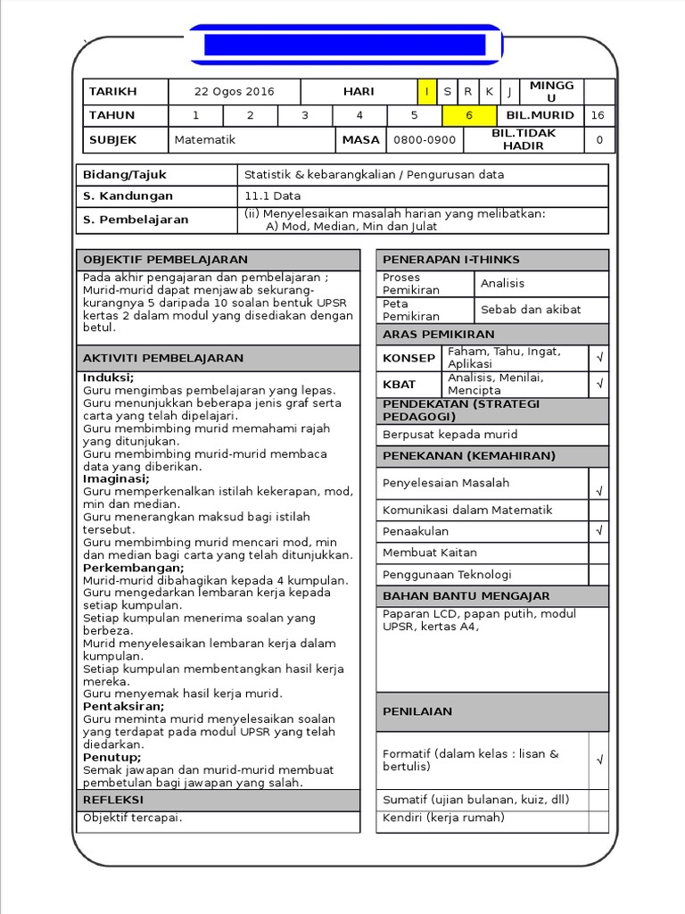 Rph Math Tahun 6 Pdf