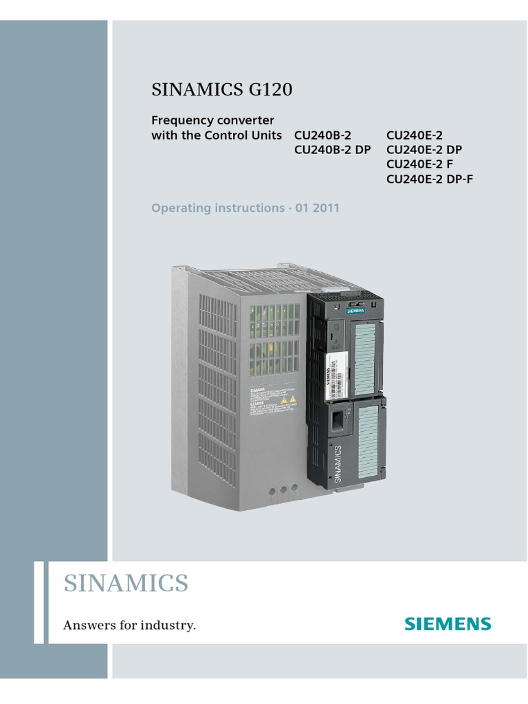 Control Units CU240B-2 and CU240E-2 en-US | PDF | Power Inverter ...