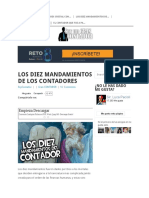 Los Diez Mandamientos Los Contadores